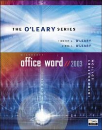 O'Leary Series: Microsoft Office Word 2003 Introductory (O'Leary)
