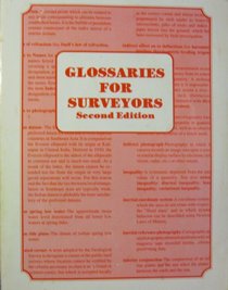 Glossaries for Surveyors