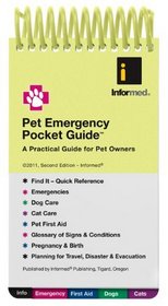 Pet Emergency Pocket Guide- 2nd ed.