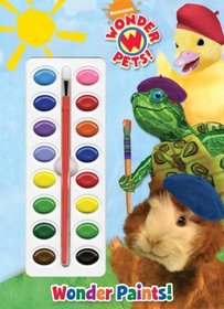 Wonder Paints! (Wonder Pets!) (Deluxe Paint Box Book)