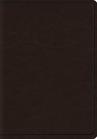 ESV Heirloom Wide Margin Reference Bible (Goatskin, Deep Brown)