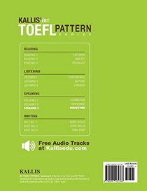 Kallis' TOEFL iBT Pattern Speaking 3: Perfection (College Test Prep 2016 + Study Guide Book + Practice Test + Skill Building - TOEFL iBT 2016)