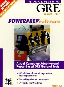 Powerprep Software: Test Preparation for the Gre General Test