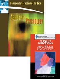 Abnormal Psychology: AND APS, Current Directions in Abnormal Psychology
