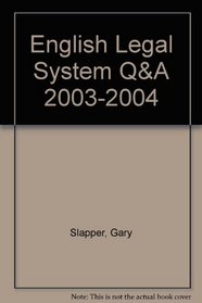 Q&A English Legal System 4th edition (Q&A Series)