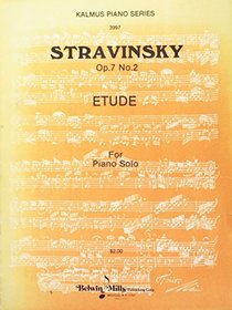 Stravinsky Etudes Op.7 #2