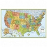 USA Laminated Map (Cosmopolitan Wall Maps) (50