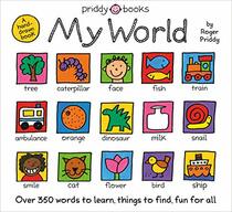 My World: A hand-drawn book with 350 words to learn, things to count, lots to find