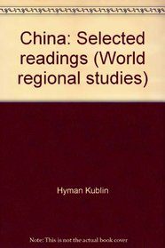 China: Selected readings (World regional studies)