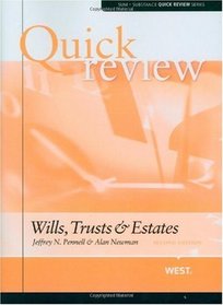 Sum & Substance Quick Review on Wills, Trusts & Estates, 2d Edition (Sum + Substance Quick Review Series)