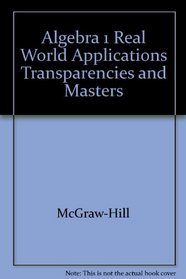 Algebra 1 Real World Applications Transparencies and Masters