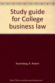 Study guide for College business law