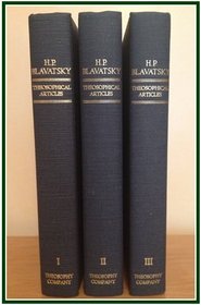 Theosophical Articles : Reprinted from the Theosophist (3 Vol Set)