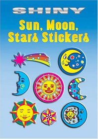 Shiny Sun, Moon, Stars Stickers