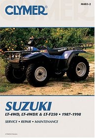 Suzuki Lt-4Wd, Lt-4Wdx & Lt-F250, 1987-1998 (Clymer Motorcycle Repair) (Clymer Motorcycle Repair)