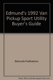 Edmund's 1992 Van Pickup Sport Utility Buyer's Guide