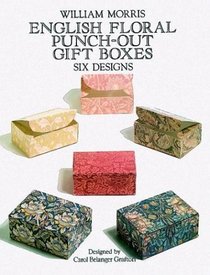 English Floral Punch-Out Gift Boxes : Six Designs (Six Designs)