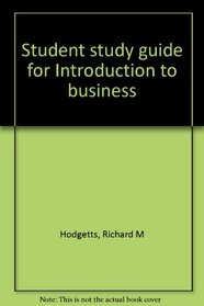 Student study guide for Introduction to business