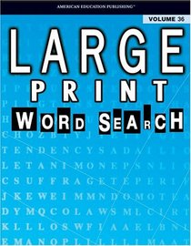 Large Print Word Search, Vol. 36