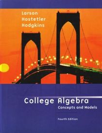 College Algebra: Concepts and Models