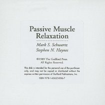 Passive Muscle Relaxation: A Program for Client Use