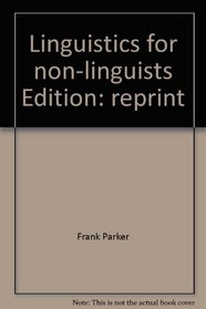 Linguistics for non-linguists