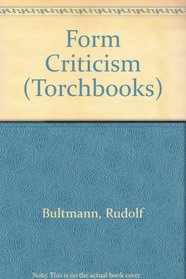 Form Criticism (Torchbks.)