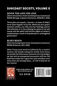 Suncoast Society, Volume 8 [Never Too Late for Love: Blues Beach] (Siren Publishing BDSM Collection)