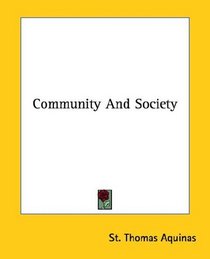 Community And Society