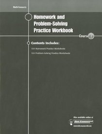Math Connects Homework and Problem-Solving Workbook, Course 1