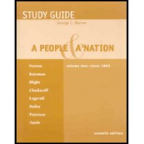 Printed Study Guide: Volume Ii: Used with ...Norton-A People and a Nation: A History of the United States