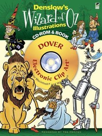 Denslow's Wizard of Oz Illustrations CD-ROM and Book (Dover Electronic Clip Art)
