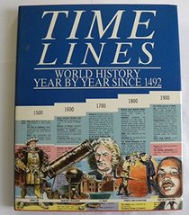 Time Lines: World History Year By Year Since 1492