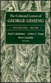 Coll Lettrs Gissing V9 : 1902-1903 (Collected Letters Gissing)