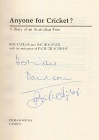 Anyone for cricket?: A diary of an Australian tour
