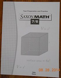 Saxon Math Test Preparation and Practice 7/6 (Saxon Math 7/6)