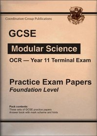 GCSE Year 11 Terminal Exam OCR Science Practice Exam Papers: Foundation
