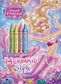 Barbie Spring 2014 DVD Chunky Crayon Book (Barbie) (Color Plus Chunky Crayons)