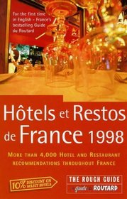 Hotels and Restos De France 1998: The Rough Guide (Rough Guides)
