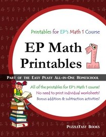 EP Math 1 Printables: Part of the Easy Peasy All-in-One Homeschool