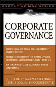 Corporate Governance : The McGraw-Hill Executive MBA Series