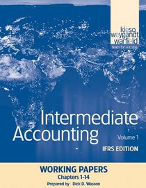 Intermediate Accounting, Working Papers, Volume 1: IFRS Edition