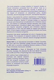 Studies in Immersion Education (Language and Education Library)