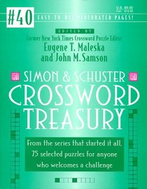 SIMON  SCHUSTER CROSSWORD TREASURY #40 (Crossword Treasury, 40)