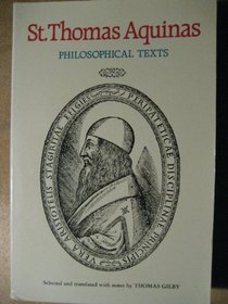 St Thomas Aquinas: Philosophical Texts