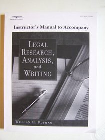 Legal Research, Analysis and Writing