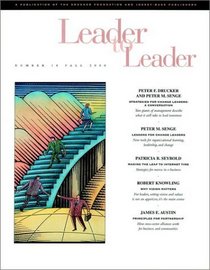 Leader to Leader (LTL), Fall 2000 (J-B Single Issue Leader to Leader) (Volume 18)