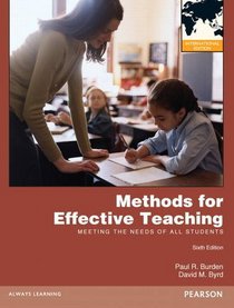 Methods for Effective Teaching: Meeting the Needs of All Students Pie No Us Sale