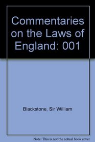 Commentaries on Laws of England