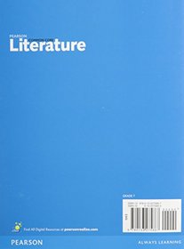 PEARSON LITERATURE 2015 COMMON CORE CLOSE READING NOTEBOOK GRADE 07